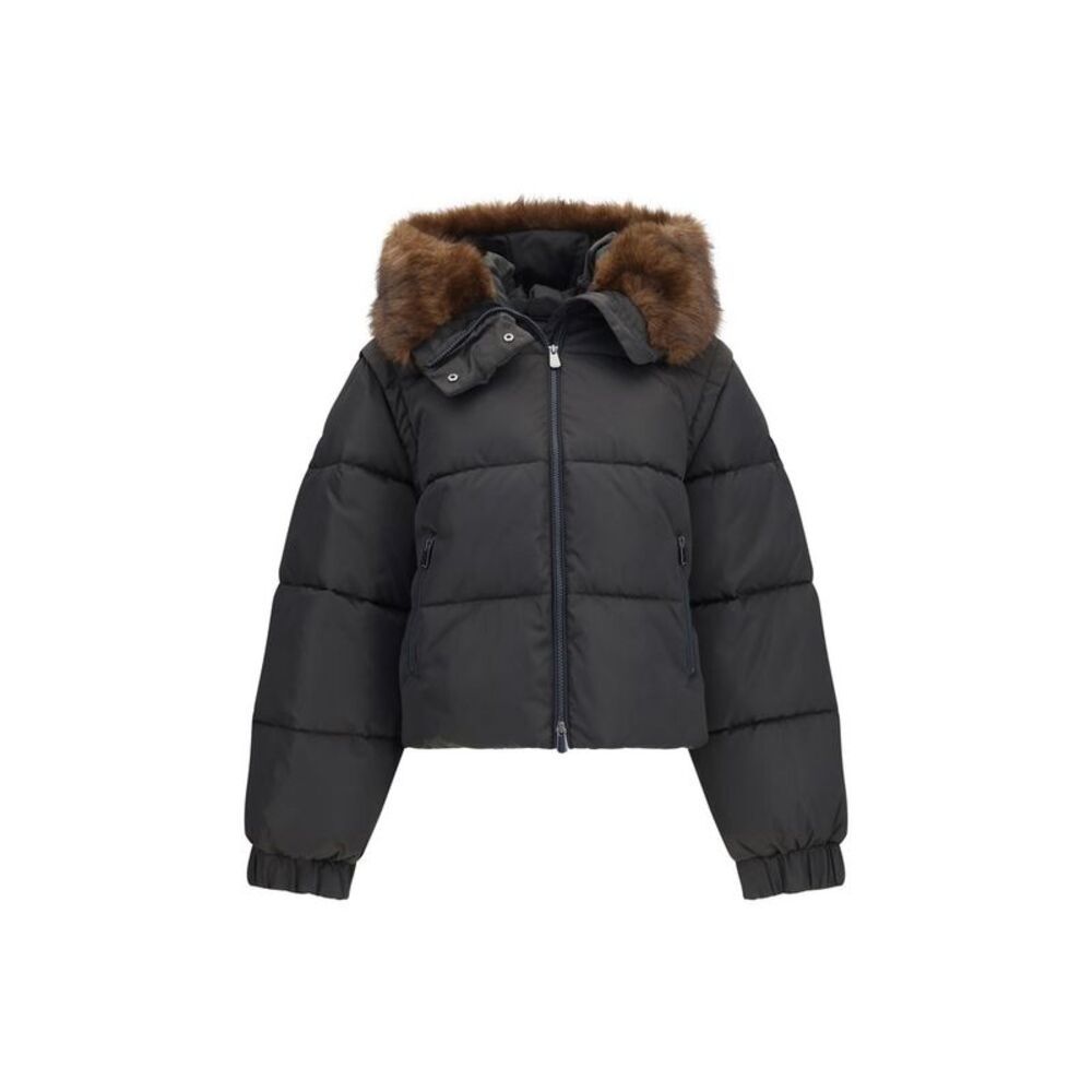 PINKO Brown Goose Down Full-Length Women's Jacket